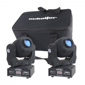 Spot Beam Cabeza Movil Led Gobos 90w 2 Piezas Con Maleta SET2S-MOB90W